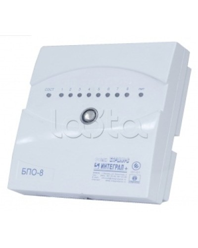 Блок проводной объектовый Интеграл + БПО-8 в сборе с ИБП в Назрани Приемно-контрольные приборы Pintop.ru