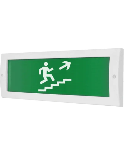 Табло М-12 Человек по лестнице вправо вверх(ИП Раченков А.В.) в Назрани Оповещатели Pintop.ru