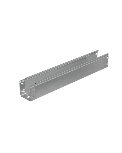 Лоток неперфорированный 100х100х1,2 L4000 мм Быстрый монтаж ПЛЮС КМ-профиль (LNplus100-100-1.2-4000) в Назрани Кабельные лотки Pintop.ru