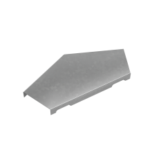 Крышка горизонтального угла 45 гр. 50 мм "ПЛЮС" КМ-профиль (KGLplus45-50)