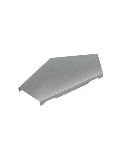 Крышка горизонтального угла 45 гр. 50 мм ПЛЮС КМ-профиль (KGLplus45-50) в Назрани Аксессуары для лотков Pintop.ru