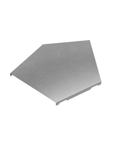 Крышка горизонтального угла 45 гр. 150 мм ПЛЮС КМ-Профиль (KGLplus45-150) в Назрани Аксессуары для лотков Pintop.ru