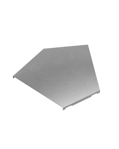 Крышка горизонтального угла 45 гр. 200 мм ПЛЮС HD КМ-Профиль (KGLplus45-200 HD) в Назрани Аксессуары для лотков Pintop.ru