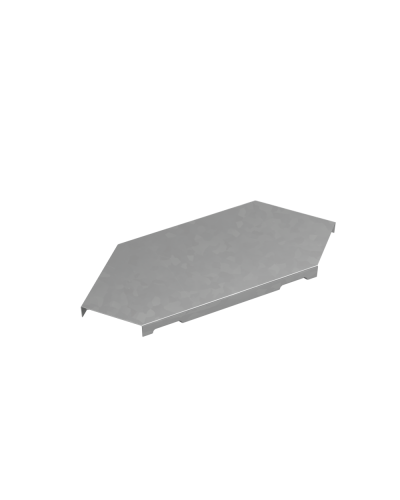 Крышка горизонтального угла 90 гр. 50 мм ПЛЮС HD85 КМ-профиль (KGLplus90-50 HD85) в Назрани Аксессуары для лотков Pintop.ru