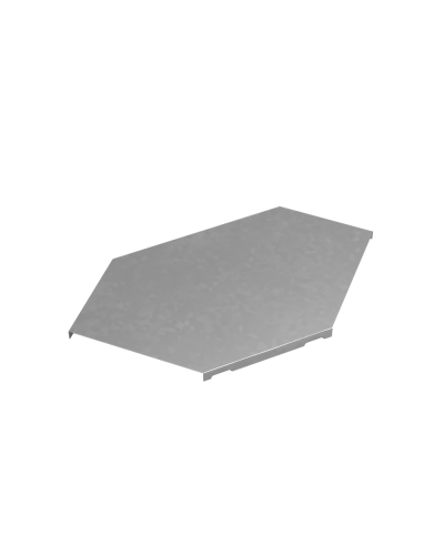 Крышка горизонтального угла 90 гр. 150 мм ПЛЮС HD КМ-Профиль (KGLplus90-150 HD) в Назрани Аксессуары для лотков Pintop.ru