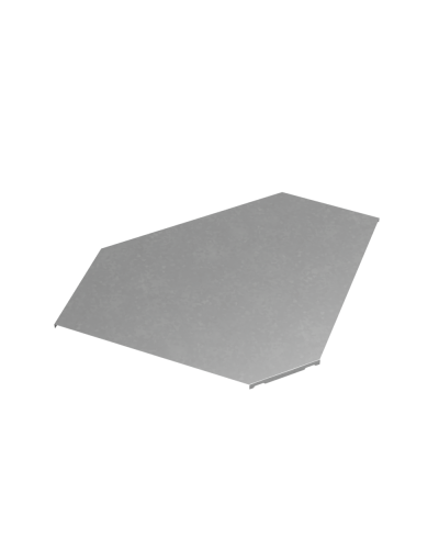 Крышка горизонтального угла 90 гр. 400 мм ПЛЮС КМ-Профиль (KGLplus90-400) в Назрани Аксессуары для лотков Pintop.ru