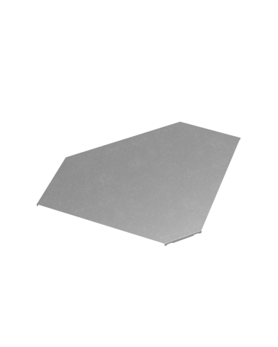 Крышка горизонтального угла 90 гр. 500 мм ПЛЮС INOX304 КМ-Профиль (KGLplus90-500 INOX304) в Назрани Аксессуары для лотков Pintop.ru