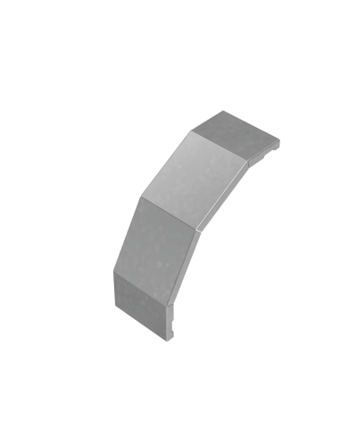 Крышка внешнего вертикального угла 90 гр. 100 мм ПЛЮС HD85 КМ-профиль (KVLplus90-100 HD85) в Назрани Аксессуары для лотков Pintop.ru