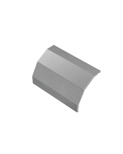 Крышка внешнего вертикального угла 90 гр. 400 мм ПЛЮС HD85 КМ-профиль (KVLplus90-400 HD85) в Назрани Аксессуары для лотков Pintop.ru