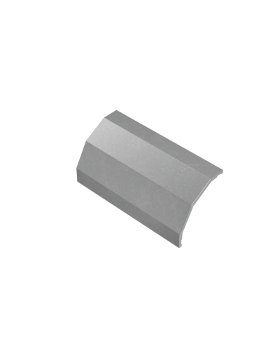 Крышка внешнего вертикального угла 90 гр. 500 мм ПЛЮС INOX304 КМ-Профиль (KVLplus90-500 INOX304) в Назрани Аксессуары для лотков Pintop.ru