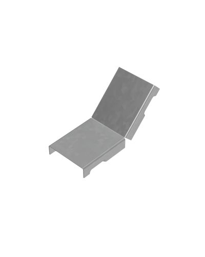 Крышка внутреннего вертикального угла 45 гр. 50 мм ПЛЮС HD85 КМ-профиль (KNLplus45-50 HD85) в Назрани Аксессуары для лотков Pintop.ru