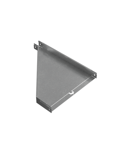 Переходник правый 50х50-400 мм ПЛЮС HD85 КМ-профиль (PDplus50-50-400-R HD85) в Назрани Аксессуары для лотков Pintop.ru