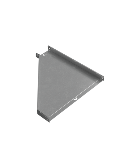 Переходник правый 50х150-600 мм ПЛЮC INOX304 КМ-Профиль (PDplus50-150-600-R INOX304) в Назрани Аксессуары для лотков Pintop.ru