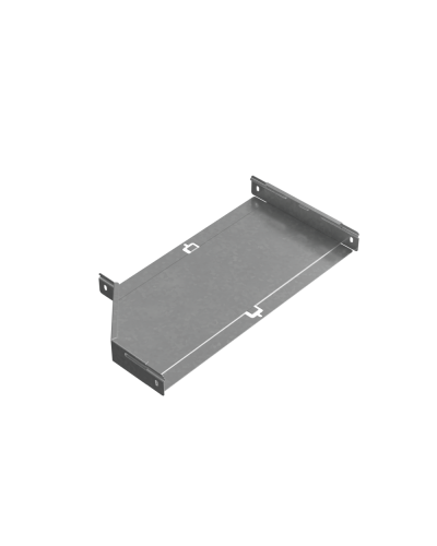 Переходник правый 50х400-500 мм ПЛЮC INOX304 КМ-Профиль (PDplus50-400-500-R INOX304) в Назрани Аксессуары для лотков Pintop.ru