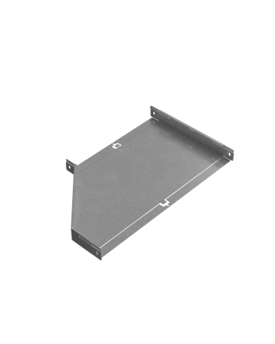 Переходник правый 50х400-600 мм ПЛЮC INOX304 КМ-Профиль (PDplus50-400-600-R INOX304) в Назрани Аксессуары для лотков Pintop.ru