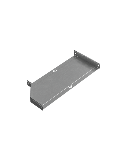 Переходник правый 50х500-600 мм ПЛЮC INOX304 КМ-Профиль (PDplus50-500-600-R INOX304) в Назрани Аксессуары для лотков Pintop.ru