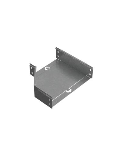 Переходник правый 80х200-300 мм ПЛЮC INOX304 КМ-Профиль (PDplus80-200-300-R INOX304) в Назрани Аксессуары для лотков Pintop.ru