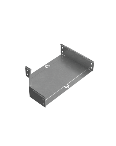 Переходник правый 80х300-400 мм ПЛЮC INOX304 КМ-Профиль (PDplus80-300-400-R INOX304) в Назрани Аксессуары для лотков Pintop.ru