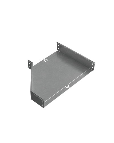 Переходник правый 80х300-500 мм ПЛЮC INOX304 КМ-Профиль (PDplus80-300-500-R INOX304) в Назрани Аксессуары для лотков Pintop.ru