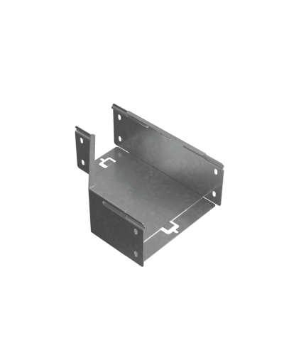 Переходник правый 100х100-200 мм ПЛЮС КМ-Профиль (PDplus100-100-200-R) в Назрани Аксессуары для лотков Pintop.ru