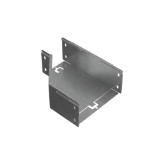 Переходник правый 100х100-200 мм "ПЛЮC" INOX304 КМ-Профиль (PDplus100-100-200-R INOX304)