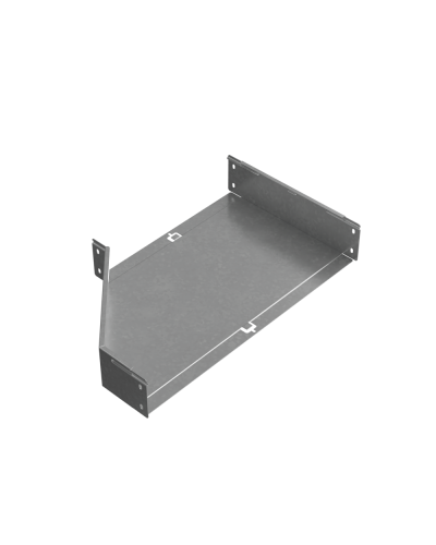 Переходник правый 100х400-600 мм ПЛЮС HD85 КМ-профиль (PDplus100-400-600-R HD85) в Назрани Аксессуары для лотков Pintop.ru