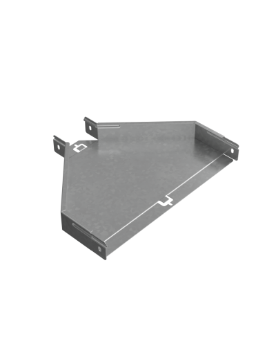 Переходник центральный 50х100-400 мм ПЛЮС INOX304 КМ-Профиль (PDplus50-100-400-C INOX304) в Назрани Аксессуары для лотков Pintop.ru