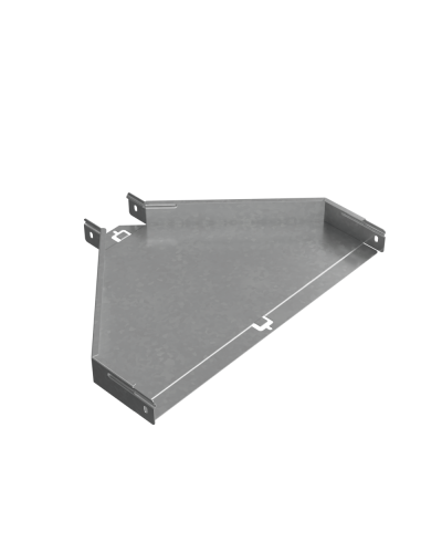 Переходник центральный 50х100-500 мм ПЛЮС INOX304 КМ-Профиль (PDplus50-100-500-C INOX304) в Назрани Аксессуары для лотков Pintop.ru