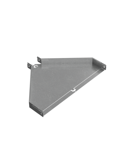 Переходник центральный 50х100-600 мм ПЛЮС INOX304 КМ-Профиль (PDplus50-100-600-C INOX304) в Назрани Аксессуары для лотков Pintop.ru