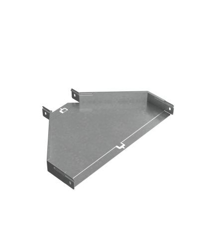 Переходник центральный 50х150-500 мм ПЛЮС INOX304 КМ-Профиль (PDplus50-150-500-C INOX304) в Назрани Аксессуары для лотков Pintop.ru