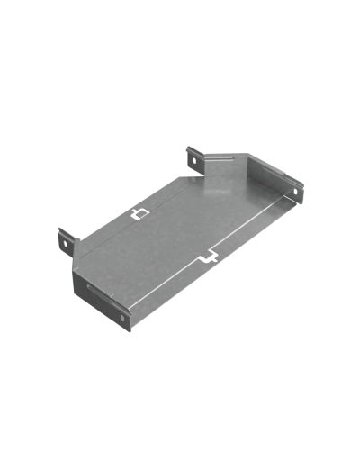 Переходник центральный 50х300-400 мм ПЛЮС INOX304 КМ-Профиль (PDplus50-300-400-C INOX304) в Назрани Аксессуары для лотков Pintop.ru