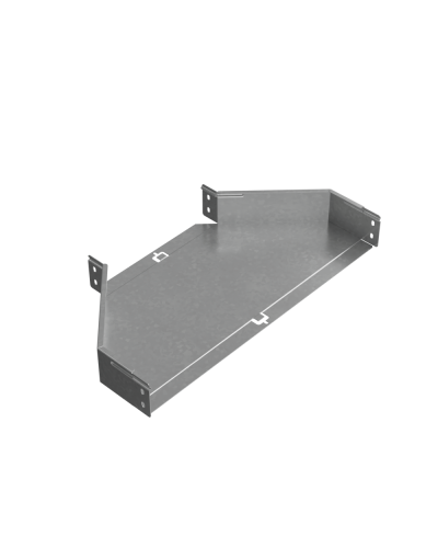 Переходник центральный 80х300-600 мм ПЛЮС INOX304 КМ-Профиль (PDplus80-300-600-C INOX304) в Назрани Аксессуары для лотков Pintop.ru