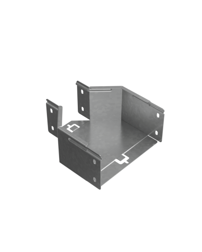 Переходник центральный 100х100-200 мм ПЛЮС INOX304 КМ-Профиль (PDplus100-100-200-C INOX304) в Назрани Аксессуары для лотков Pintop.ru