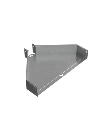 Переходник центральный 100х100-600 мм ПЛЮС INOX304 КМ-Профиль (PDplus100-100-600-C INOX304) в Назрани Аксессуары для лотков Pintop.ru