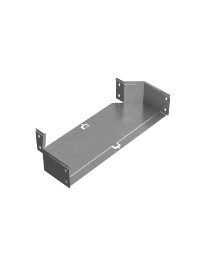 Переходник центральный 100х400-500 мм ПЛЮС INOX304 КМ-Профиль (PDplus100-400-500-C INOX304) в Назрани Аксессуары для лотков Pintop.ru