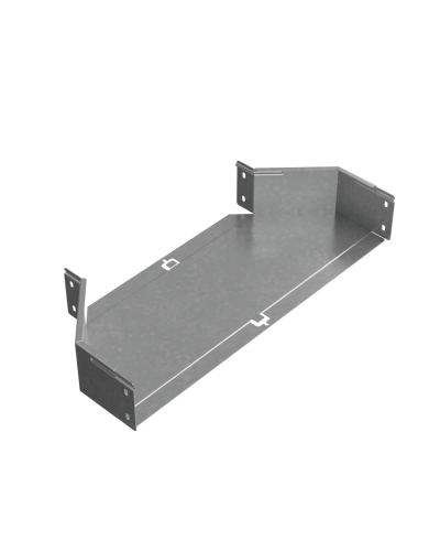 Переходник центральный 100х400-600 мм ПЛЮС INOX304 КМ-Профиль (PDplus100-400-600-C INOX304) в Назрани Аксессуары для лотков Pintop.ru