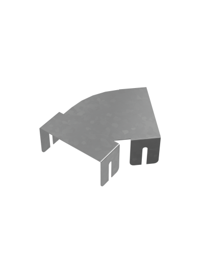 Крышка горизонтально-изменяемого угла 0-45 гр. 150 мм ПЛЮС HD КМ-Профиль (KIGLplus150 HD) в Назрани Аксессуары для лотков Pintop.ru