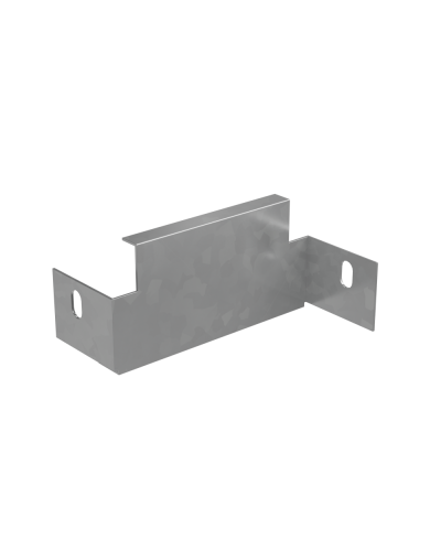 Переходник упрощенный 50х150 мм левый ПЛЮС INOX304 КМ-Профиль (PDLplus50-150 INOX304) в Назрани Аксессуары для лотков Pintop.ru