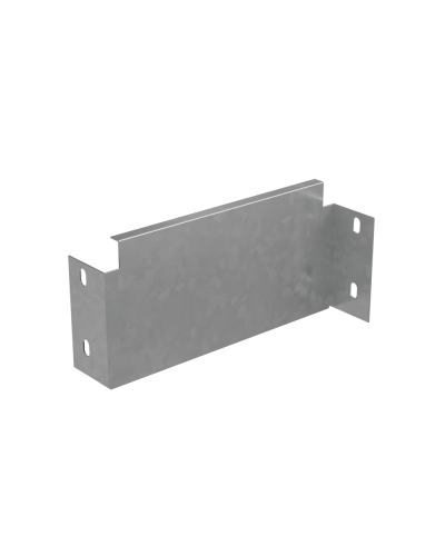 Переходник упрощенный 100х150 мм левый ПЛЮС INOX304 КМ-Профиль (PDLplus100-150 INOX304) в Назрани Аксессуары для лотков Pintop.ru