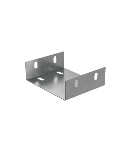 Соединительная пластина П-образная для лотка 50х200 мм ПЛЮС INOX304 КМ-Профиль (SPplus50-200 INOX304) в Назрани Аксессуары для лотков Pintop.ru