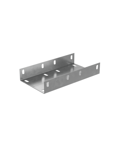 Соединительная пластина усиленная П-образная для лотка 50х300 мм ПЛЮС КМ-Профиль (SPUplus50-300) в Назрани Аксессуары для лотков Pintop.ru