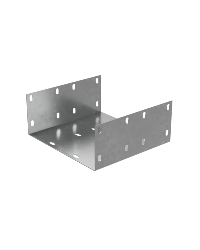 Соединительная пластина усиленная П-образная для лотка 80х600 мм ПЛЮС КМ-Профиль (SPUplus80-600) в Назрани Аксессуары для лотков Pintop.ru