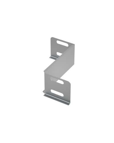 Переходник упрощенный правый 50х100 мм КМ-Профиль (PDP50-100) в Назрани Аксессуары для лотков Pintop.ru