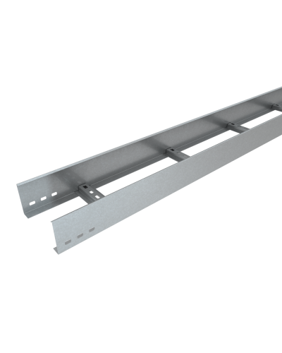 Лоток лестничный 100х300х1,2 L2500 мм HD85 КМ-профиль (LL100-300-1.2-2500 HD85) в Назрани Кабельные лотки Pintop.ru