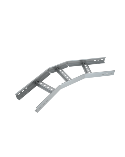 Угол лестничный горизонтальный 45 гр. 50х500х1,5 мм КМ-Профиль (LGL45-50-500-1.5) в Назрани Аксессуары для лотков Pintop.ru