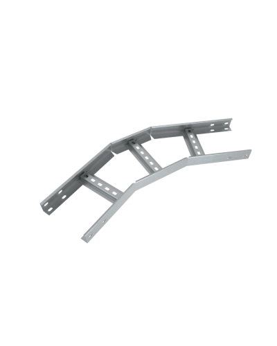 Угол лестничный горизонтальный 45 гр. 50х500х1,5 мм Быстрый монтаж HD85 КМ-профиль (LGLS45-50-500-1.5 HD85) в Назрани Аксессуары для лотков Pintop.ru