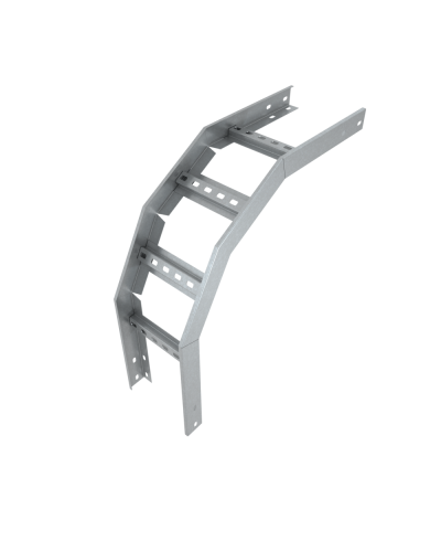 Угол лестничный вертикальный внешний 90 гр. 80х400х1,2 мм Быстрый монтаж HD КМ-Профиль (LVLS90-80-400-1.2 HD) в Назрани Аксессуары для лотков Pintop.ru