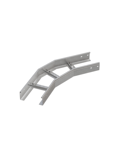 Угол лестничный горизонтальный 45 гр. 80х100х1,5 мм HD N КМ-профиль (LGL45-80-100-1.5 HD N) в Назрани Аксессуары для лотков Pintop.ru