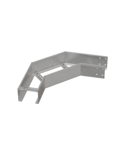 Угол лестничный горизонтальный 90 гр. 150х800х1,5 мм N КМ-профиль (LGL90-150-800-1.5 N) в Назрани Аксессуары для лотков Pintop.ru