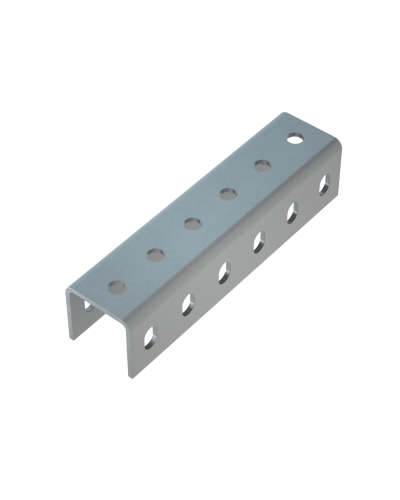 Соединитель усиленного швеллера 50х50х4,0 мм INOX304 КМ-Профиль (SLPU50-50 INOX304) в Назрани Аксессуары для лотков Pintop.ru